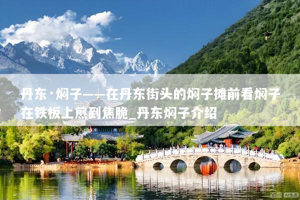 丹东·焖子——在丹东街头的焖子摊前看焖子在铁板上煎到焦脆_丹东焖子介绍